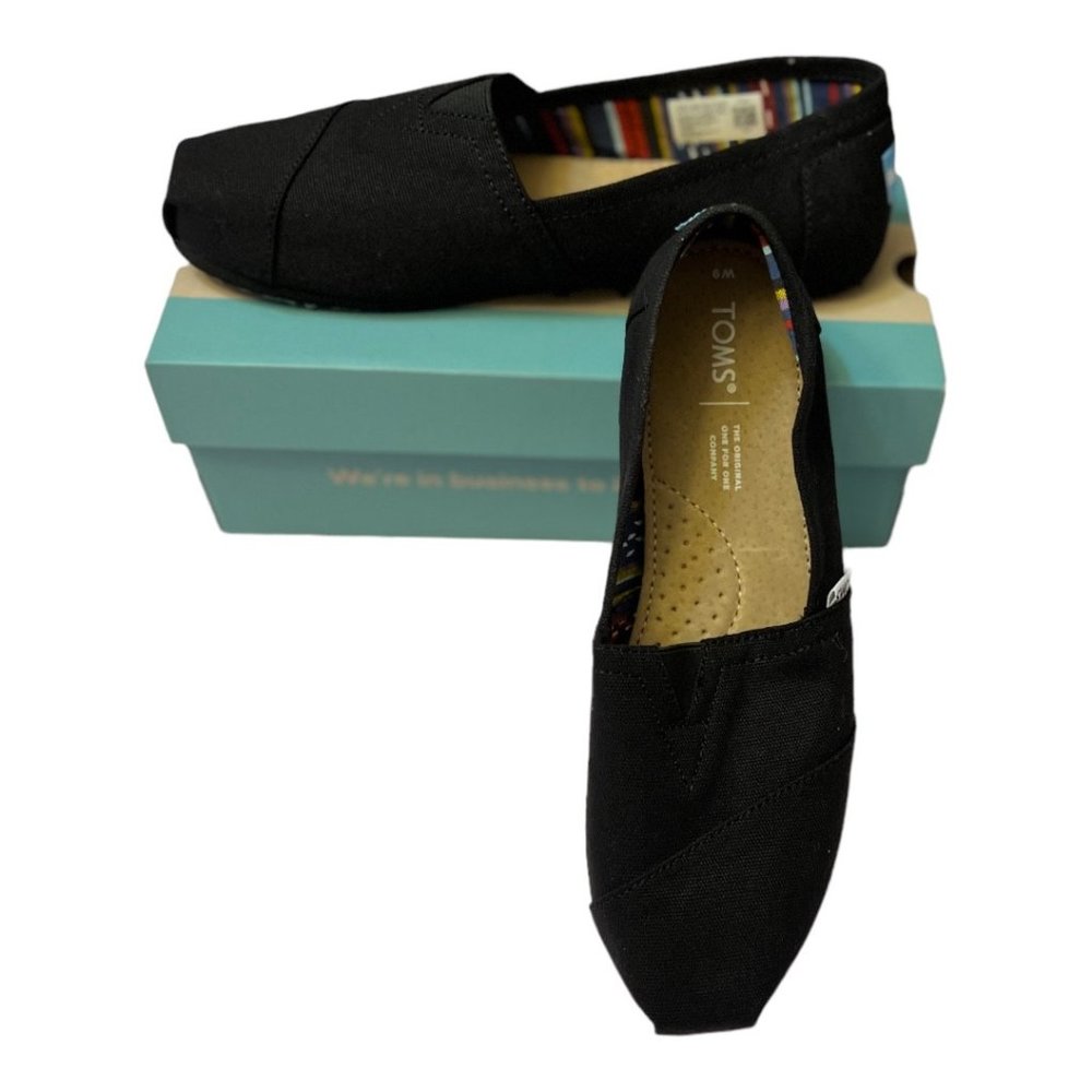 Woman's Toms Black Alpargata